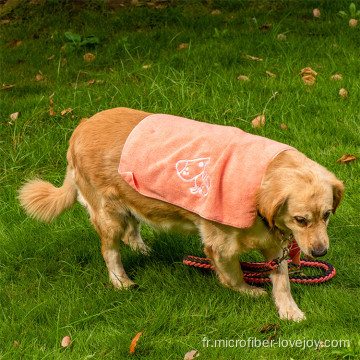 Serviettes de bain pour chien de bain pour petit chien en gros